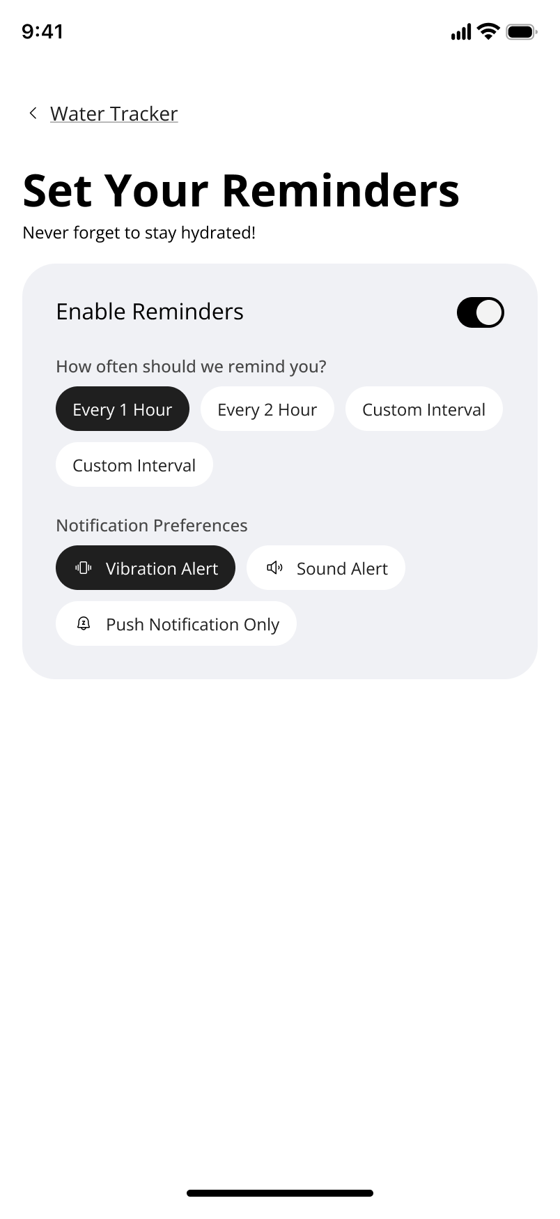 Reminders light mode